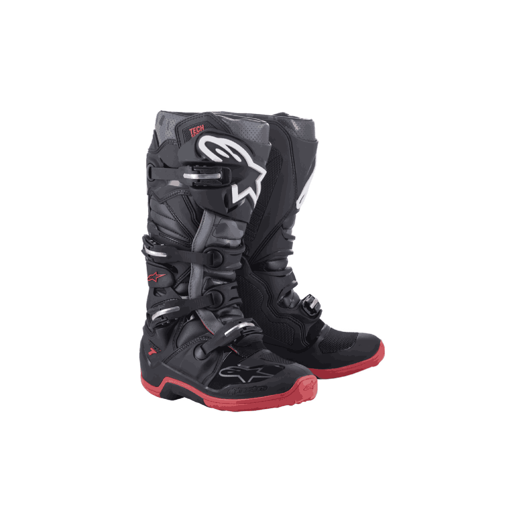 Alpinestars Tech 7 Čierna Camo Červená (1)