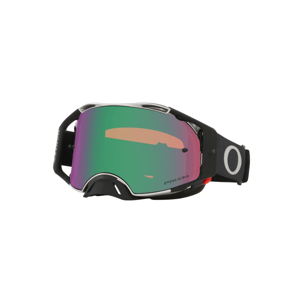 Motokrosové Okuliare Oakley AirBrake Prizm Mx Jade Iridium Lenses Tuff Blocks Gunmetal