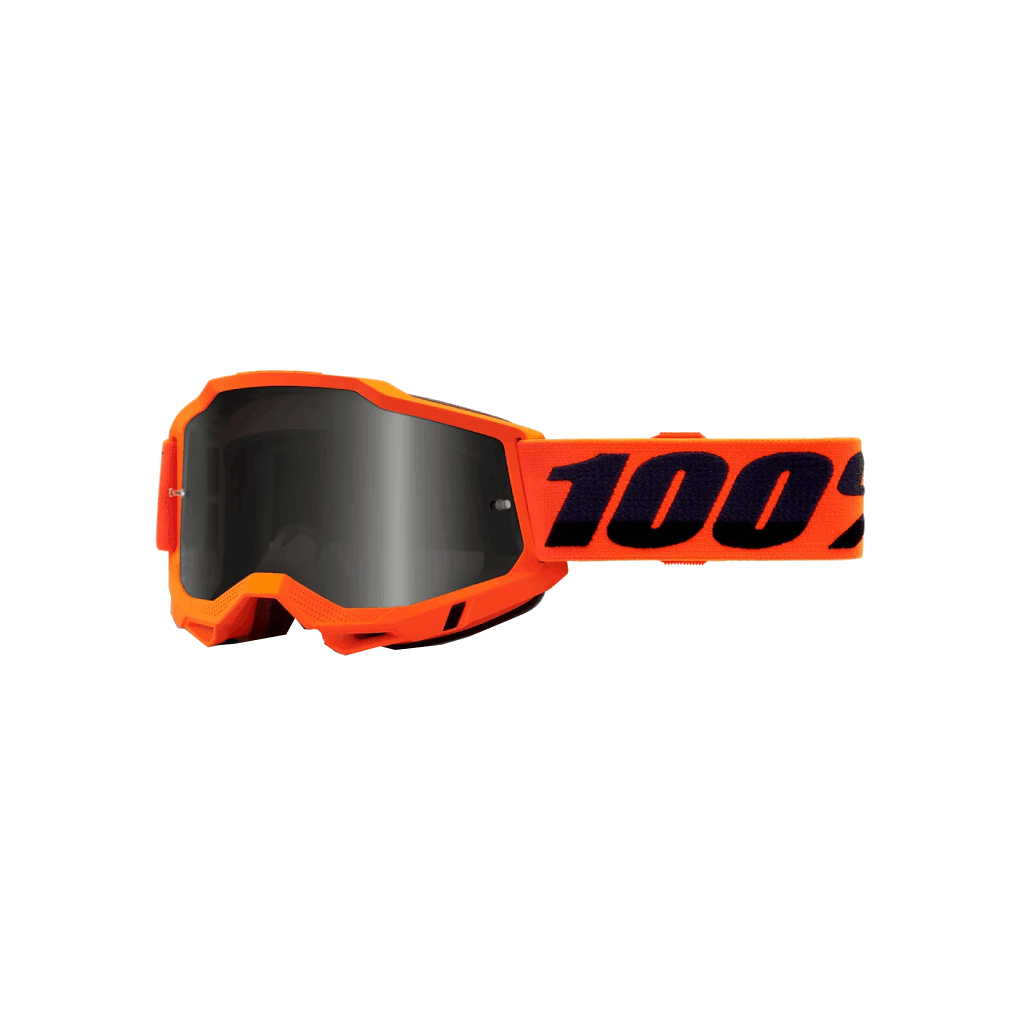 Motokrosové Okuliare 100% Accuri 2 SAND GOGGLE ORANGE - SMOKE LENS