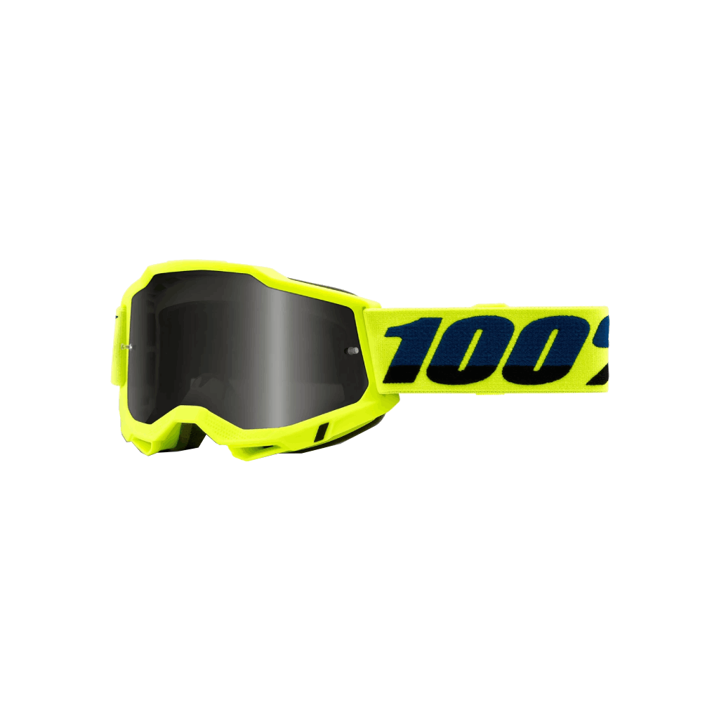 Motokrosové Okuliare 100% Accuri 2 SAND GOGGLE YELLOW - SMOKE LENS