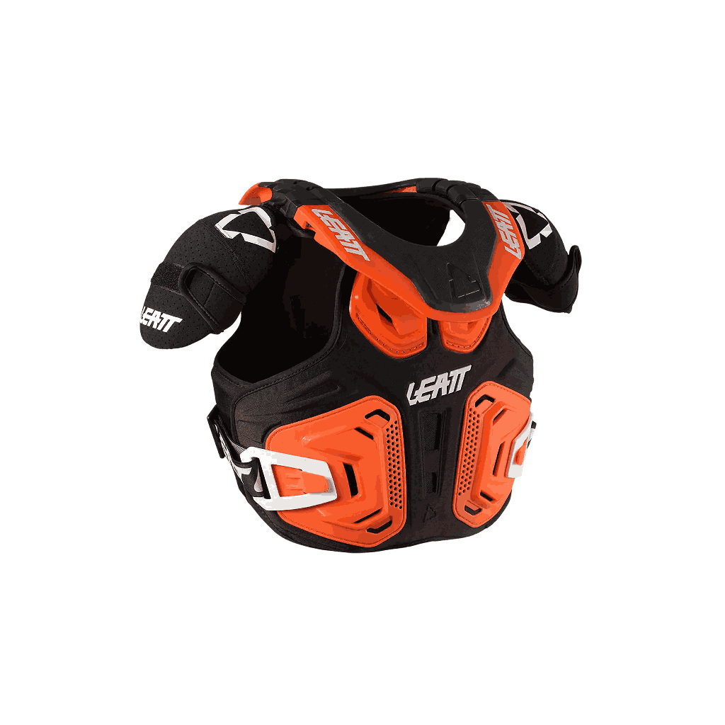 Detská motokrosová vesta LEATT Fusion Vest 2.0 Junior Oranžová