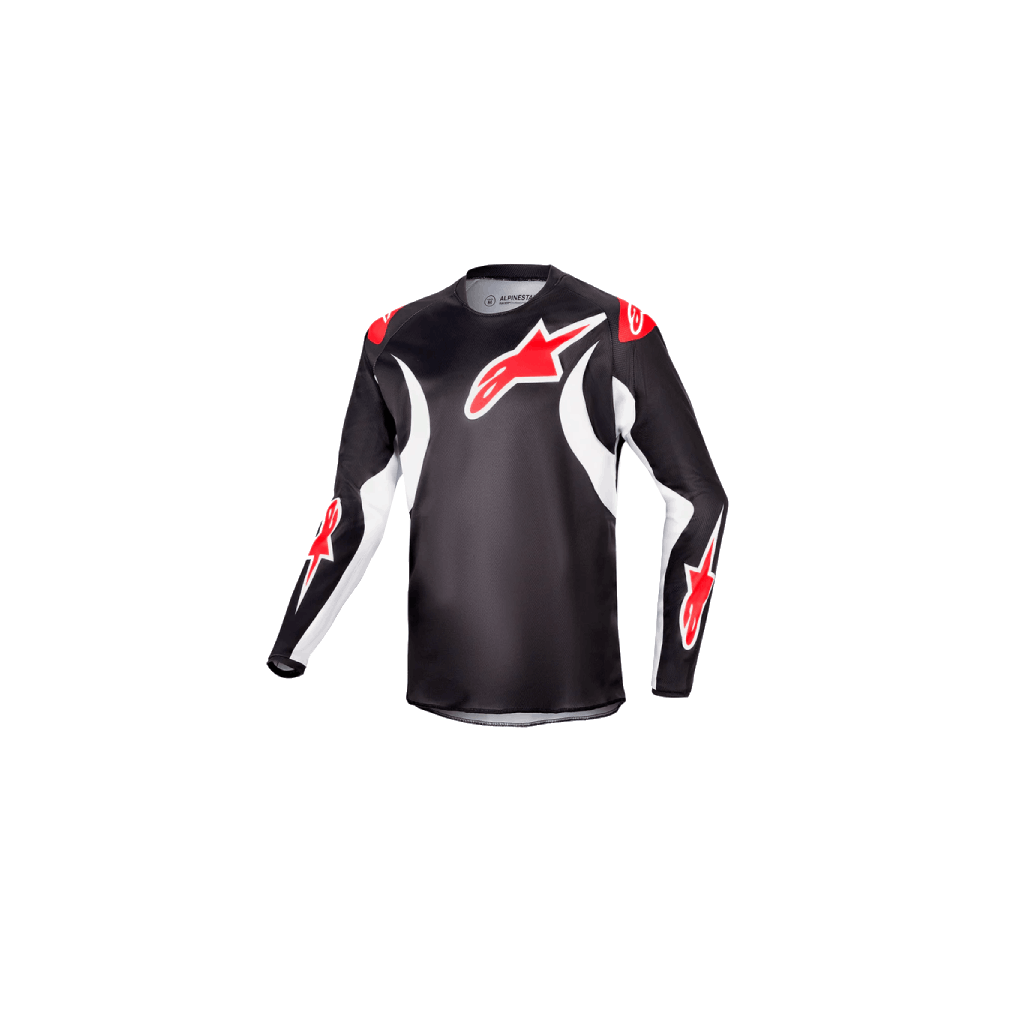 Detský Motokrosový Dres Alpinestars Racer Lucent Cierna_Biela