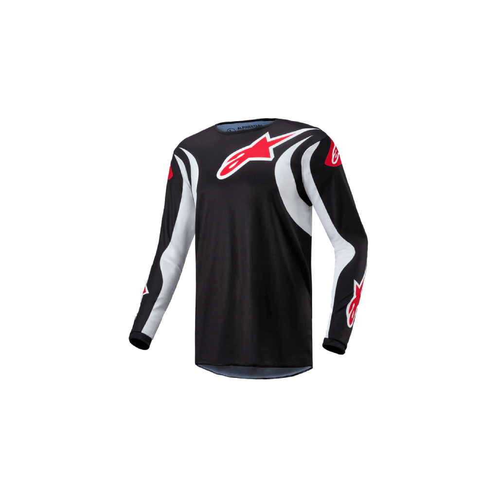 Motokrosový Dres Alpinestars Fluid Lucent Cierna_Biela