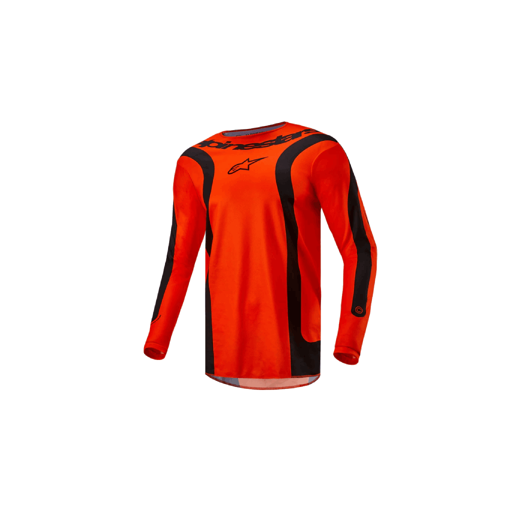 Motokrosový Dres Alpinestars Fluid Lurv Fluo Oranžová_Cierna