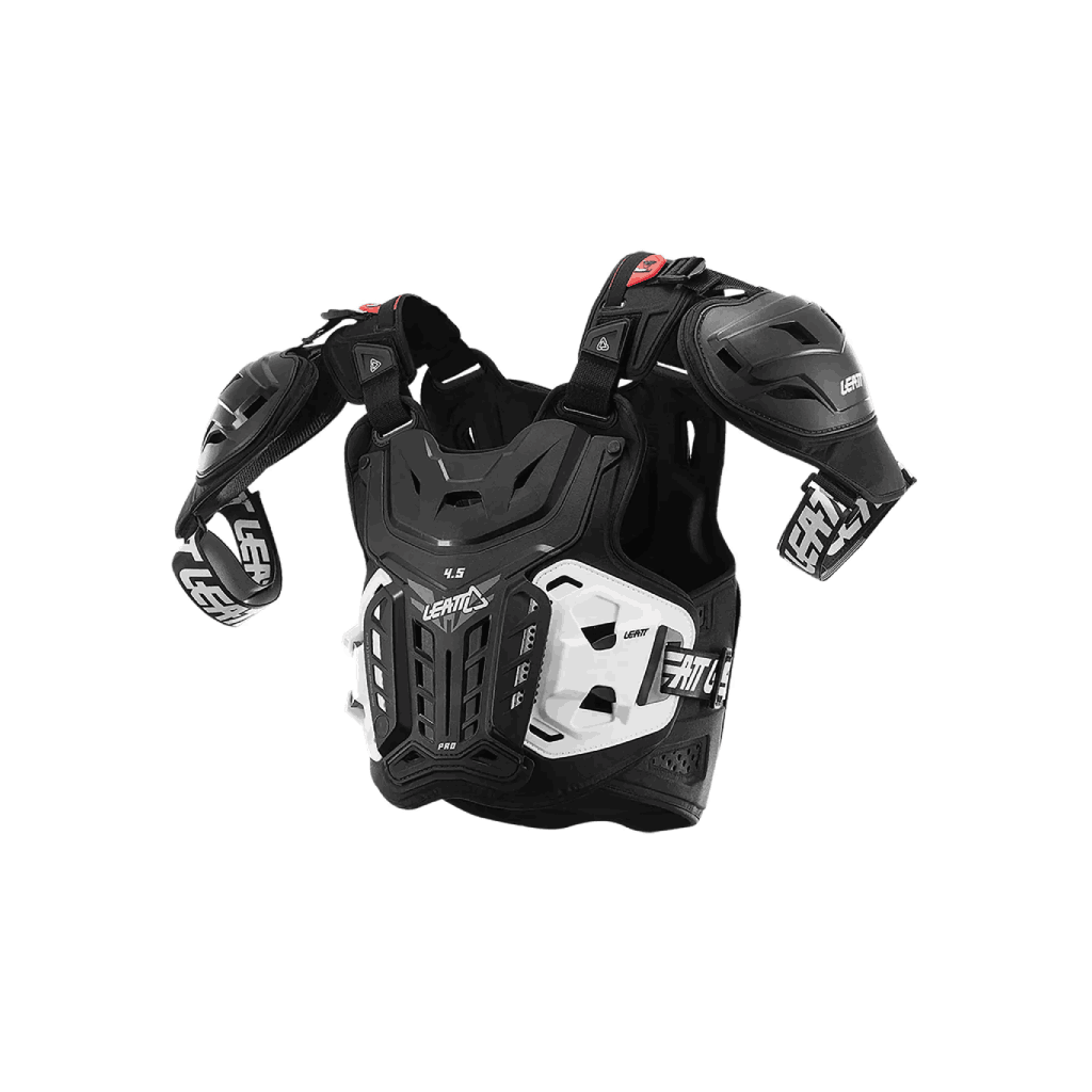 Chránic hrude LEATT Chest Protector 4.5 Pro Cierna