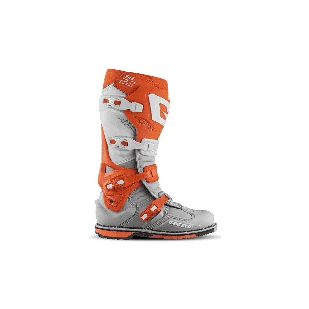 Motokrosové Čižmy Gaerne SG22 Orange White Grey